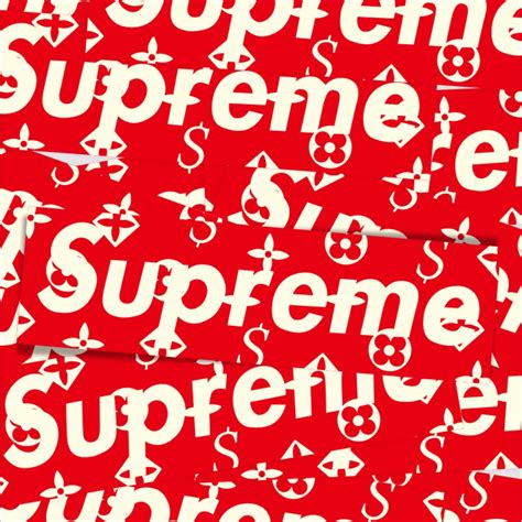 supreme louis vuitton sticker